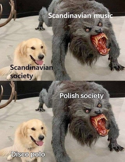Scandinavian music vs Scandinavian society, compared to Polish music & society