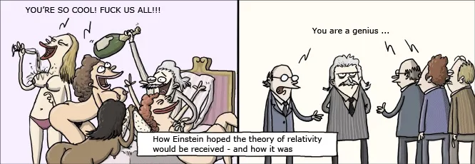 Einstein sex genius - WulffmorgentHaller webcomic strip 