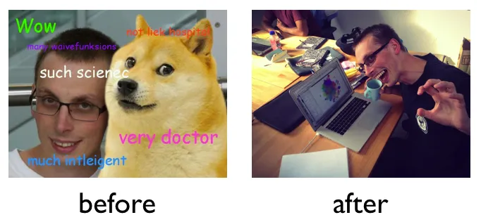 Science to Data Science (goofy)