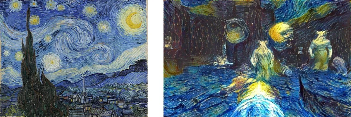 An original masterpiece and a derivative work.